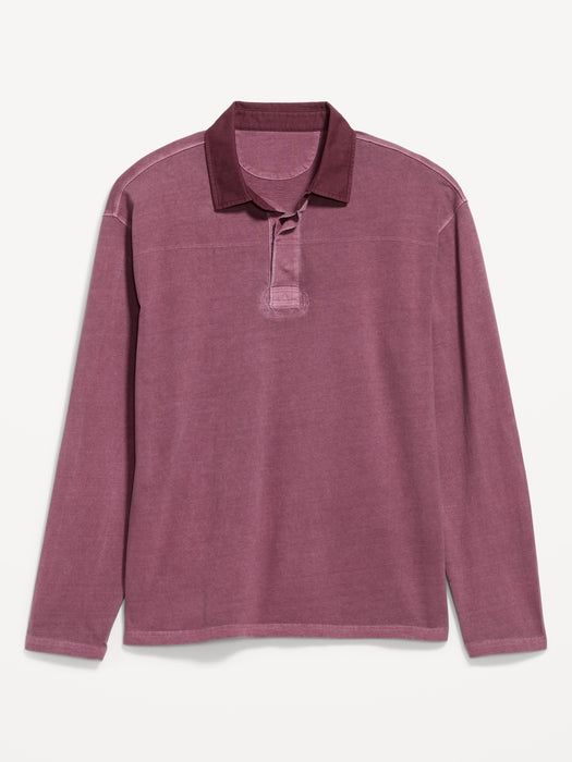 Long-Sleeve Rugby Polo