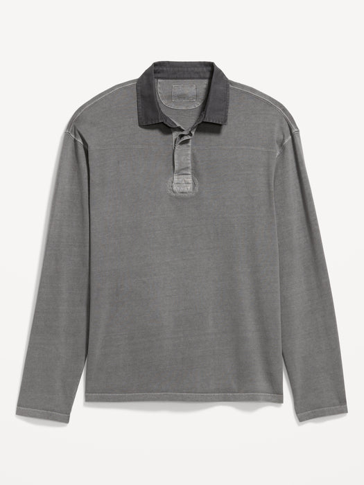 Long-Sleeve Rugby Polo