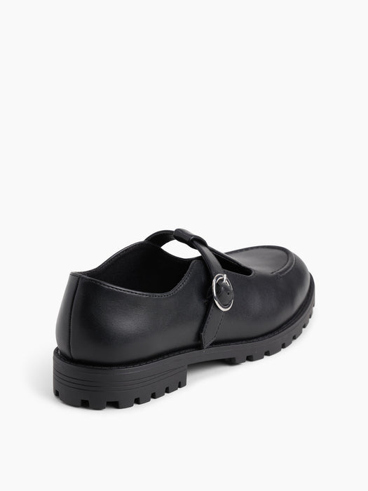Kids T-Strap Loafers