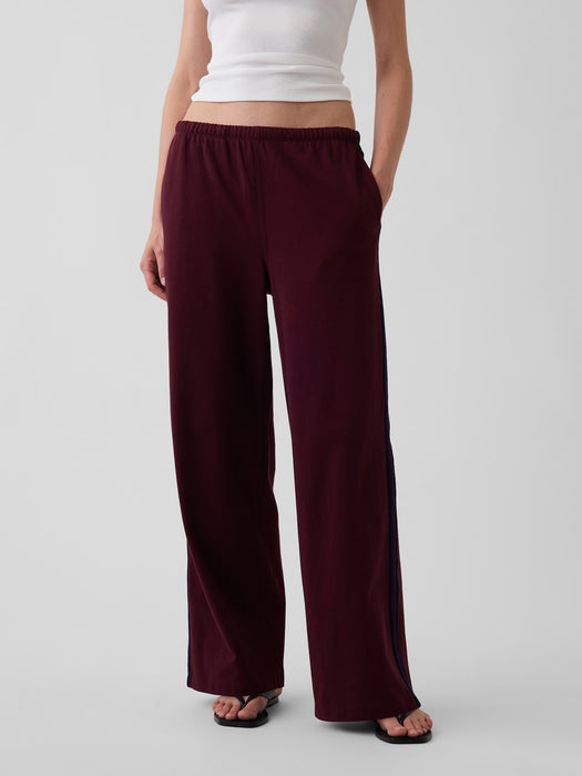 Knit Relaxed Track Pants