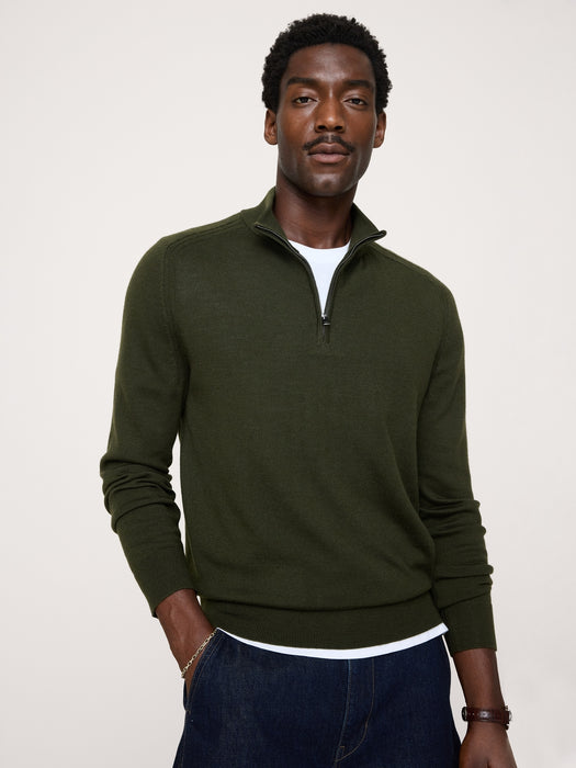 Merino Half-Zip Sweater