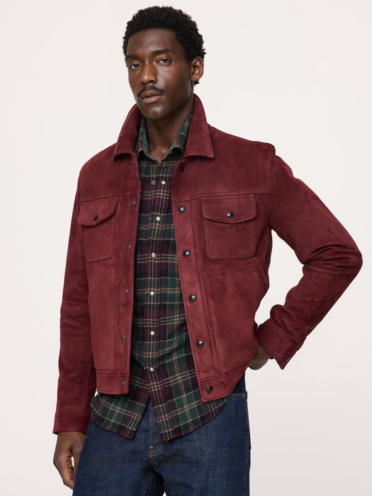 Suede Trucker Jacket