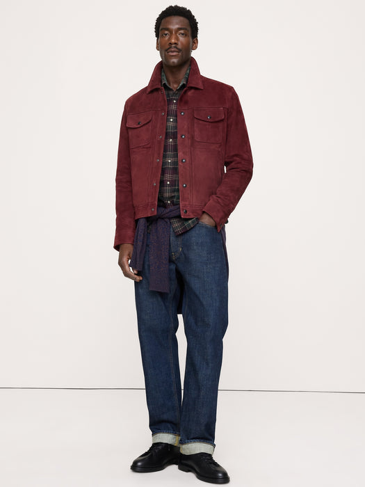 Suede Trucker Jacket