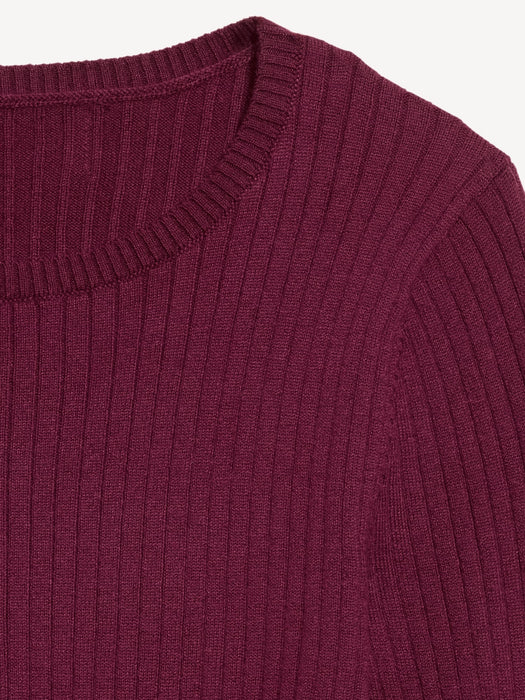 SoSoft Lite Crew-Neck Long-Sleeve Ribbed Sweater