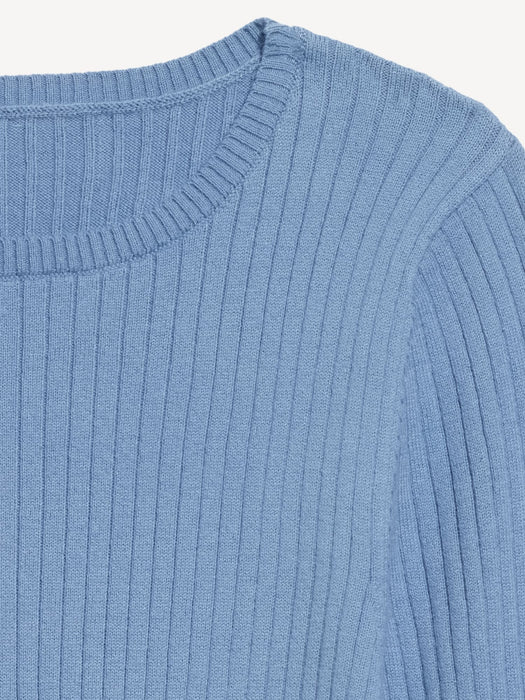 SoSoft Lite Crew-Neck Long-Sleeve Ribbed Sweater