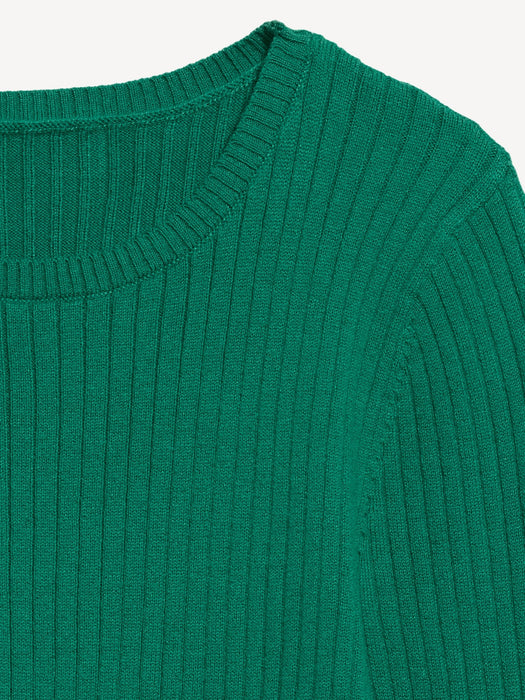 SoSoft Lite Crew-Neck Long-Sleeve Ribbed Sweater