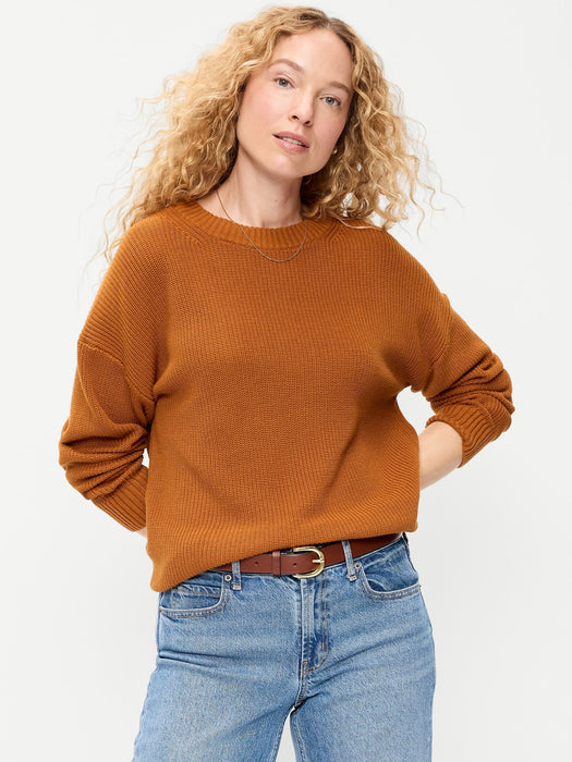 Seaside Cotton Shaker Oversized Tunic Sweater