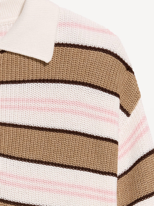 Cotton-Blend Rugby Polo