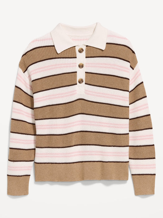 Cotton-Blend Rugby Polo