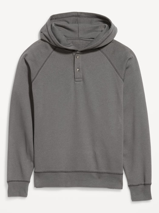 Henley Pullover Hoodie