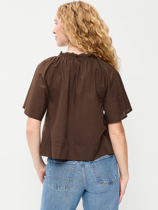 Loose Short-Sleeve Top