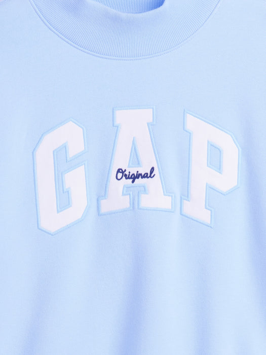 Kids VintageSoft Oversized Mockneck Logo Sweatshirt