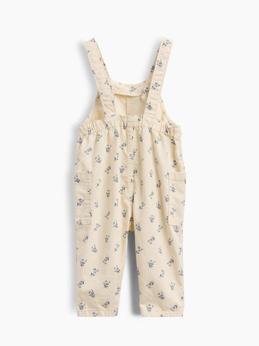 Baby Floral Print Overalls