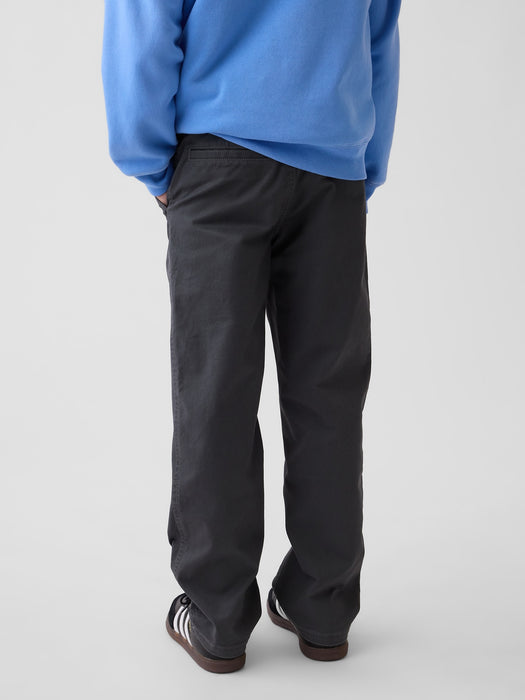 Kids Uniform Stretch Relaxed Straight Khakis