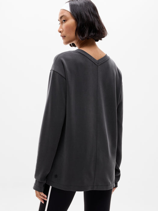 Seasoft V-Neck Sweatshirt