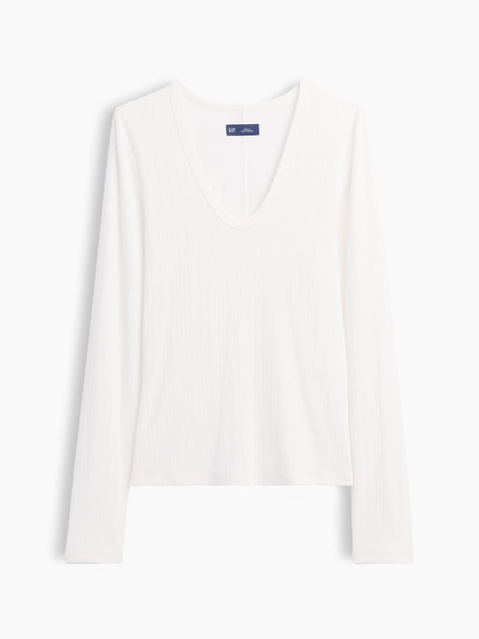 Variegated Rib Top