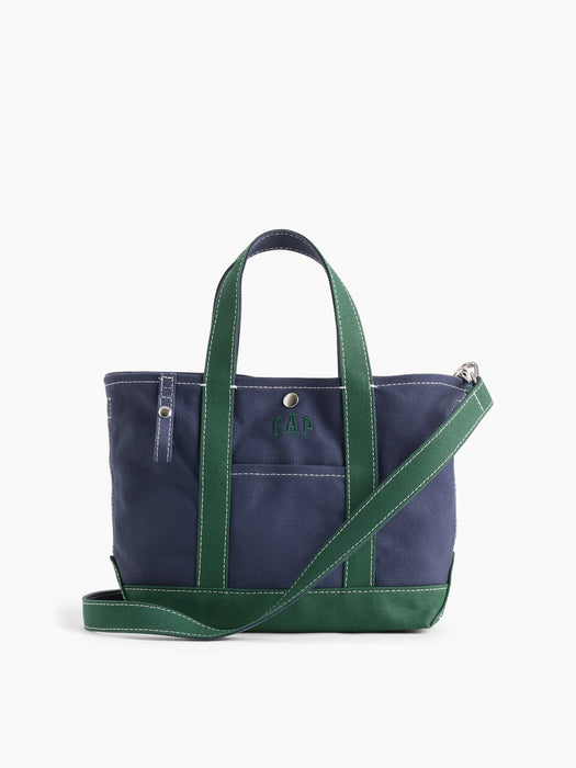 Canvas Logo Mini Tote Bag