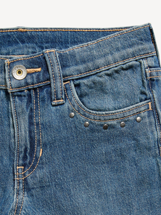 Low-Rise Studded Flare-Leg Jeans for Girls