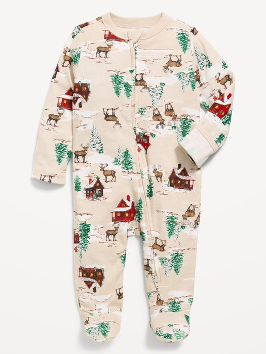 2-Way-Zip Sleep & Play Footed One-Piece for Baby