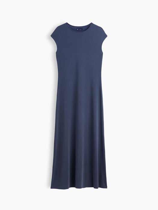 Cap-Sleeve Maxi Dress