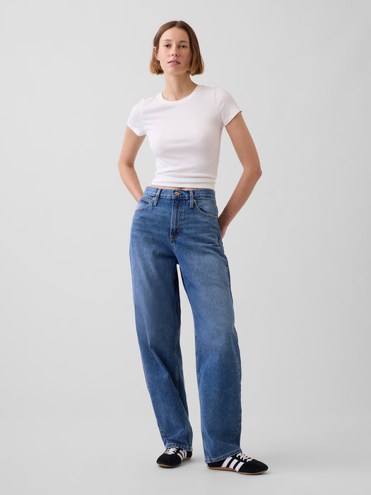 High-Rise-Barrel-Jeans