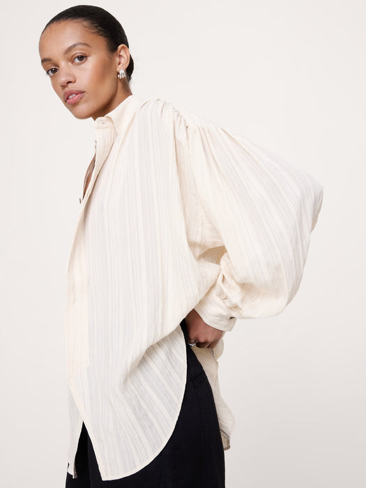 Oversized Textured Shirt