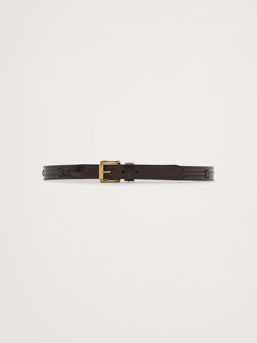 Stitched Leather Belt
