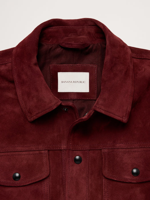Suede Trucker Jacket