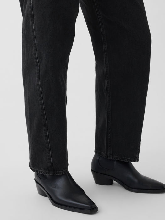 Curvy High Rise Barrel Jeans
