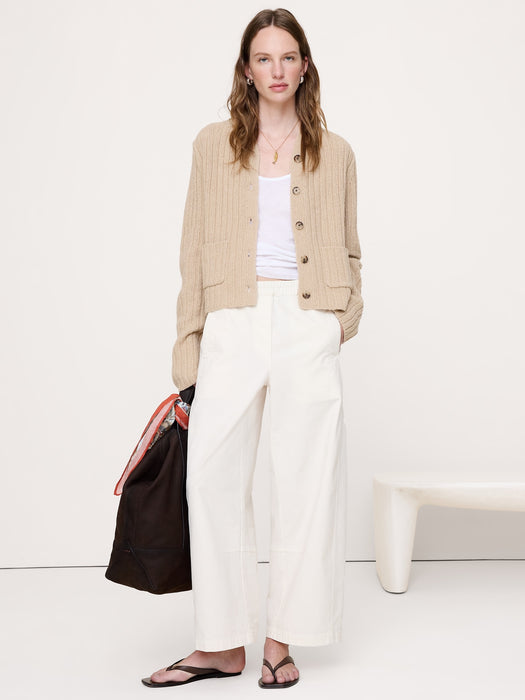 Oversized Bouclé Cardigan