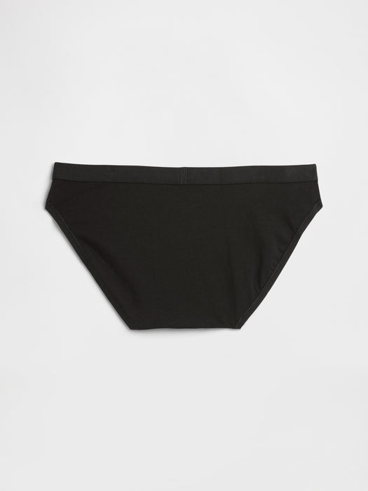 Organic Stretch Cotton Logo Bikini