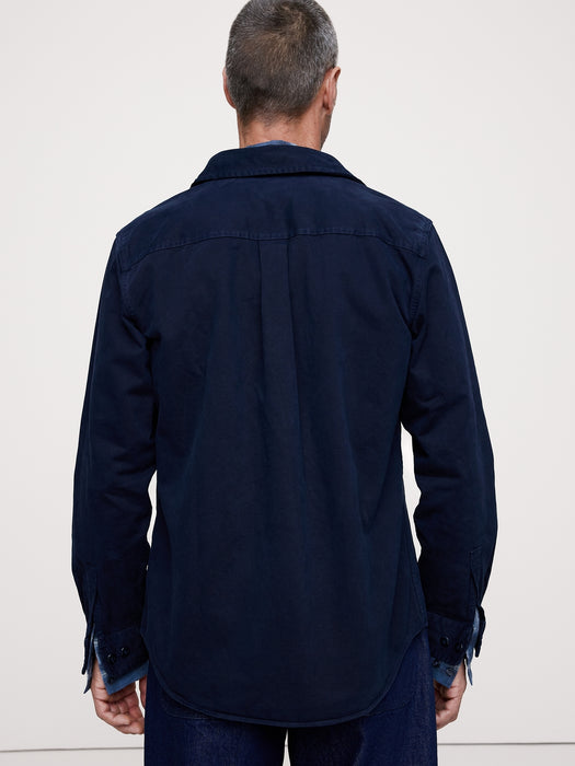 Cotton Twill Shirt Jacket