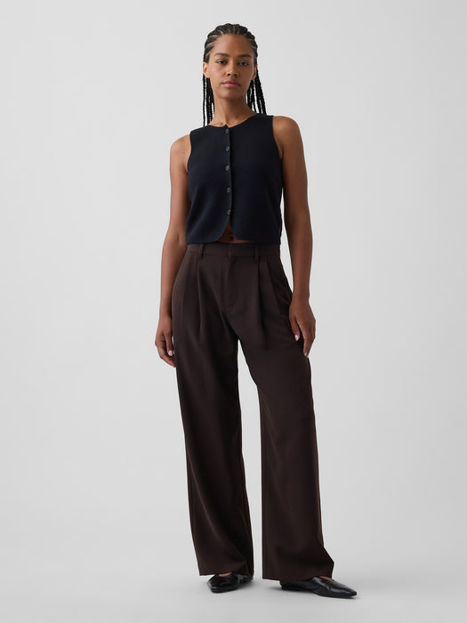 Curvy 365 High Rise Pleated Trousers