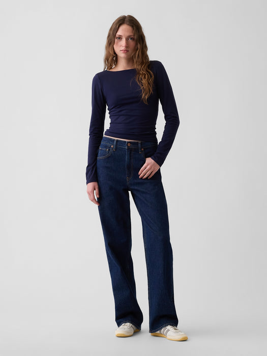 CloseKnit Jersey Scoop-Back T-Shirt