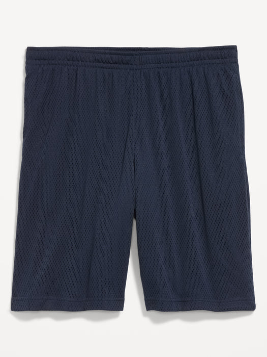 Baggy Mesh Shorts -- 9-inch inseam
