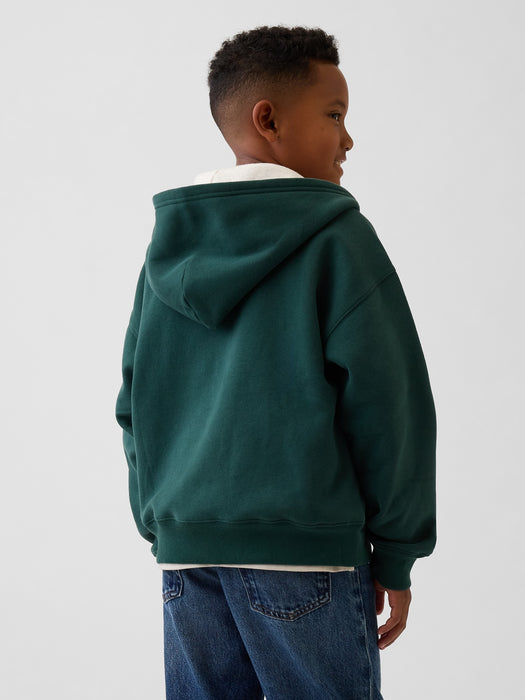 Kids VintageSoft Logo Zip Hoodie