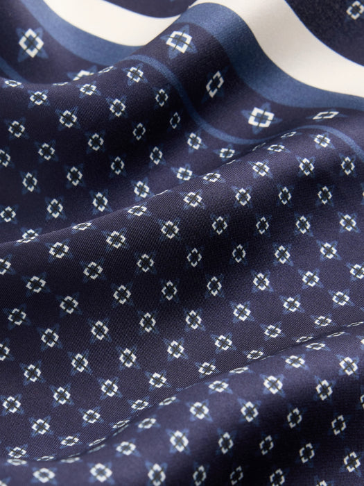 100% Silk Oversized Triangle Bandana Scarf