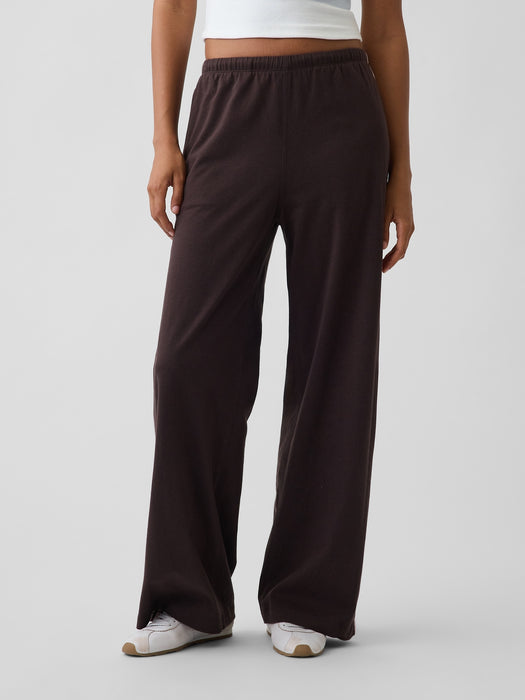 Knit Relaxed Track Pants