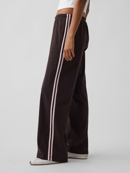 Knit Relaxed Track Pants