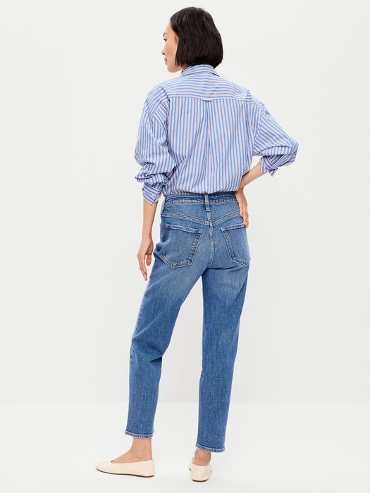 High-Waisted OG Straight Ankle Jeans