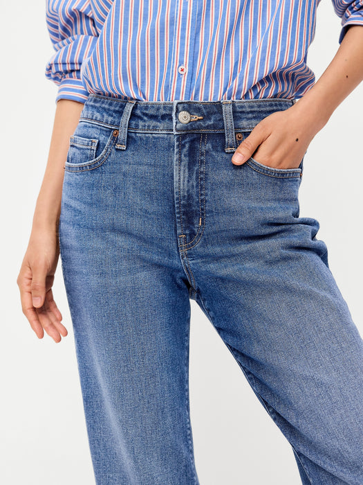 High-Waisted OG Straight Ankle Jeans