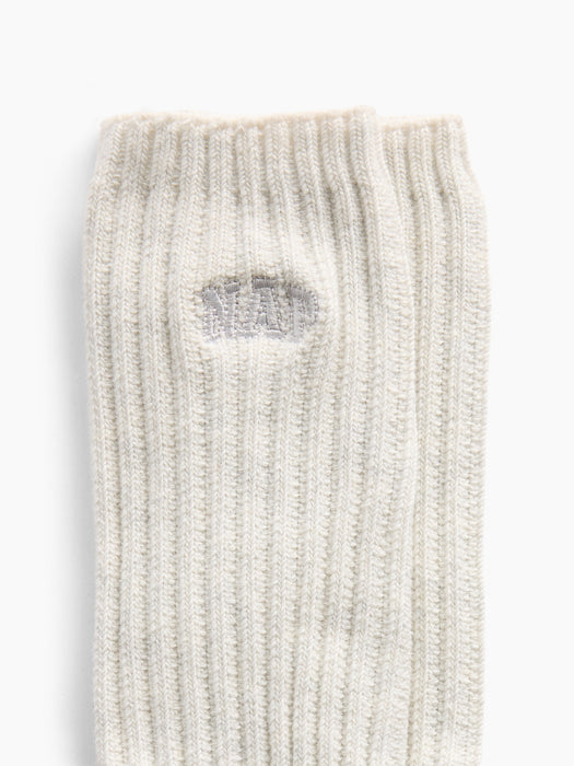 Nap Logo Slouchy Crew Socks