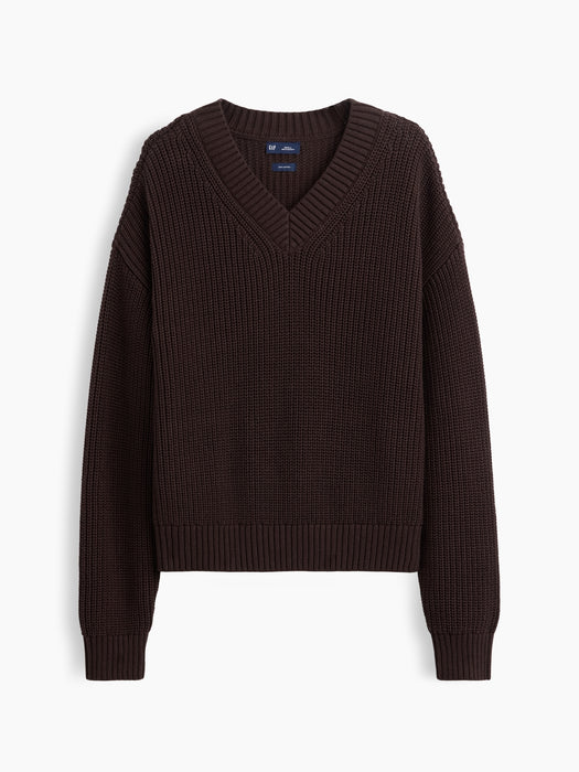 100% Cotton Oversized Shaker Sweater