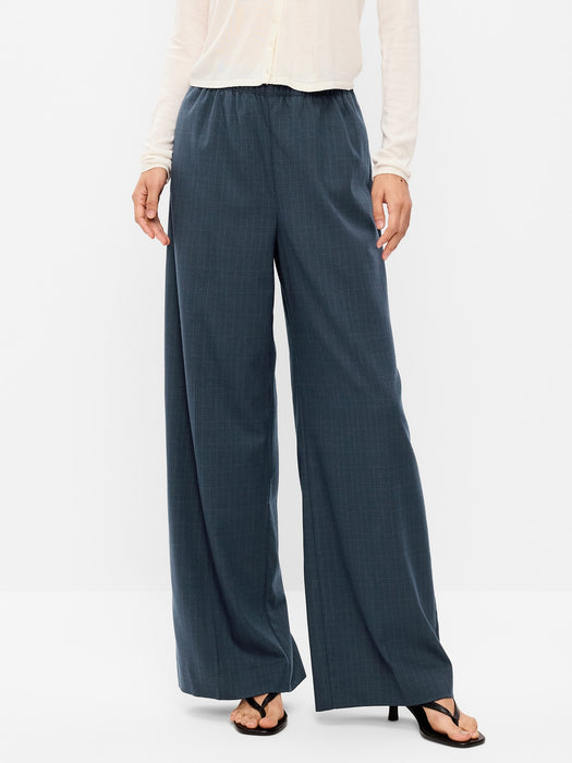 High-Waisted Wide-Leg Trouser