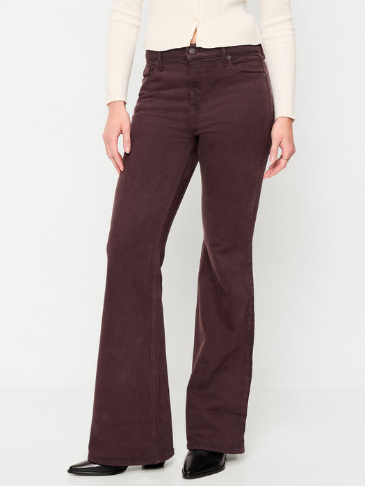 High-Waisted Flare Jeans
