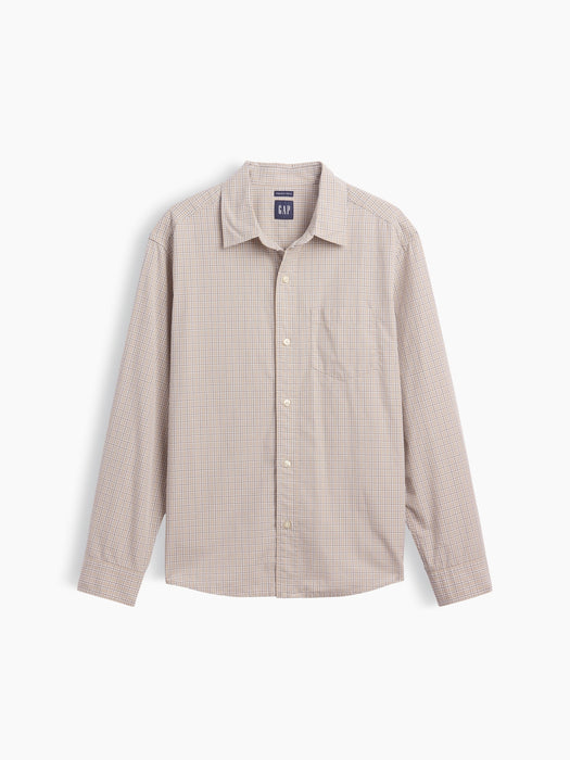 Organic Cotton Poplin Relaxed Shirt