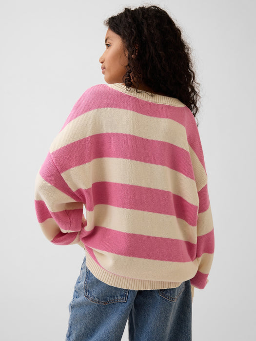 Kids 100% Cotton Oversized Sweater