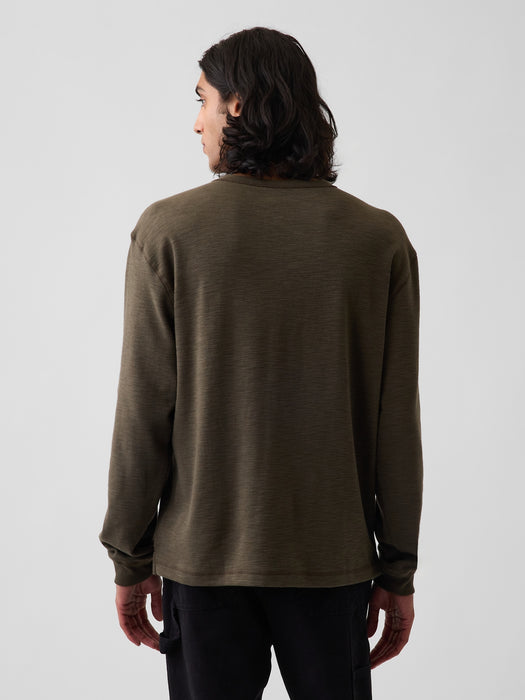 Relaxed Henley T-Shirt