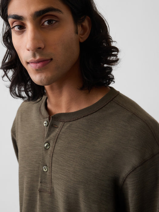 Relaxed Henley T-Shirt