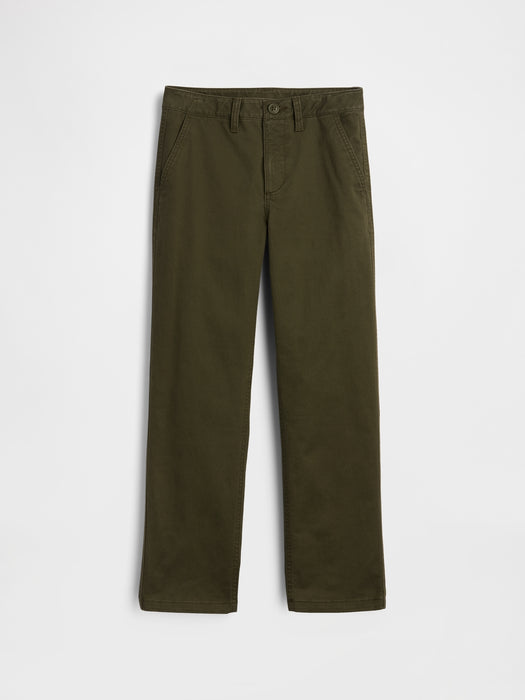 Kids Uniform Stretch Loose Khakis